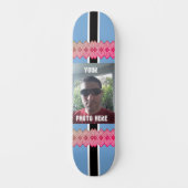 Personalisiertes Foto/Textüberschriftsstreifen Skateboard (Vorderseite)