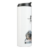 PERSONALISIERTES FOTO THERMAL TUMBLER THERMOSBECHER (Nach links gedreht)