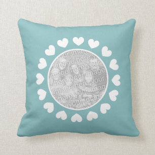 Personalisiertes Foto Throwkissen für Familienbild Kissen