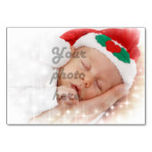 Personalisiertes Foto Tischnummer (Vorderseite)