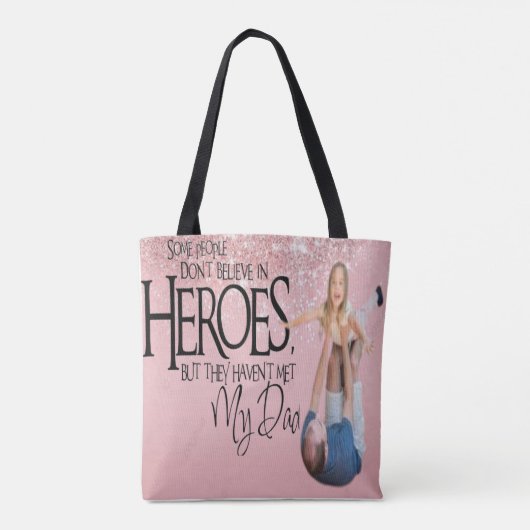 Personalisiertes Foto-Totbeutel mit Quirky-Zitat Tasche (Rückseite)