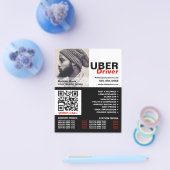 Personalisiertes Foto, Uber-Treiber - Preisliste Flyer (Einzeln)