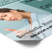 Personalisiertes Foto, Übersetzer und Dolmetscher Poster (Ecke)