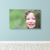 Personalisiertes Foto ummantelte Canvas | Kinder Leinwanddruck (Insitu (Holzboden))