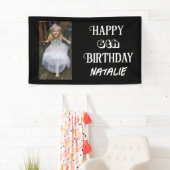 Personalisiertes Foto und Alter glücklich Geburtst Banner (Insitu)