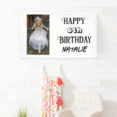 Personalisiertes Foto und Alter glücklich Geburtst Banner (Insitu)