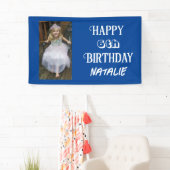 Personalisiertes Foto und Alter glücklich Geburtst Banner (Insitu)