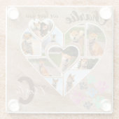 Personalisiertes Foto und Angebot für die persönli Glasuntersetzer (Rückseite)