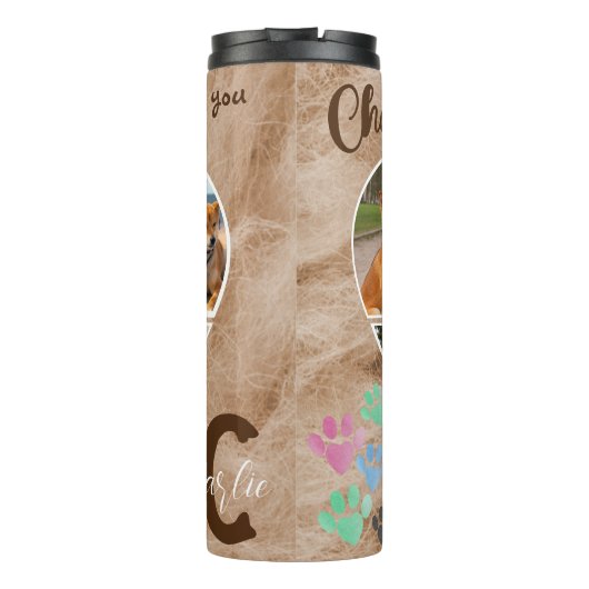 Personalisiertes Foto und Angebot für die persönli Thermosbecher (Rückseite)