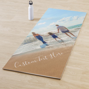 Personalisiertes Foto und benutzerdefinierter Text Yogamatte