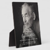 Personalisiertes Foto und Botschaft auf dem Aasens Fotoplatte (Seite)