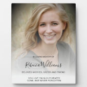 Personalisiertes Foto und Botschaft auf dem Aasens Fotoplatte (Vorderseite)