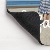 Personalisiertes Foto und Familientext mit Herz Mousepad (Ecke)