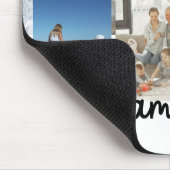 Personalisiertes Foto und Familientext mit Herz Mousepad (Ecke)
