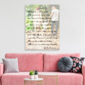 Personalisiertes Foto und Gedicht Leinwanddruck (Insitu (Wohnzimmer))
