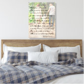 Personalisiertes Foto und Gedicht Leinwanddruck (Insitu (Schlafzimmer))