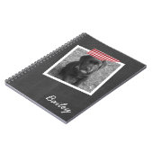 Personalisiertes Foto- und Imitat-Band anpassbar Notizblock (Linke Seite)