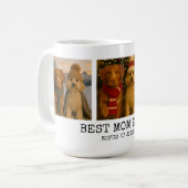 Personalisiertes Foto und Liebe Herz Bester Hund Kaffeetasse (Vorderseite Links)