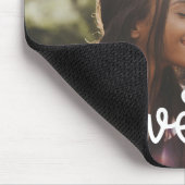 Personalisiertes Foto und Liebe mit Herz Mousepad (Ecke)