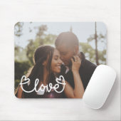 Personalisiertes Foto und Liebe mit Herz Mousepad (Mit Mouse)