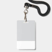 Personalisiertes Foto- und Logogeschäft Ausweis (Rückseite mit Lanyard)