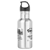 Personalisiertes Foto und Meldung Edelstahlflasche (Rückseite)