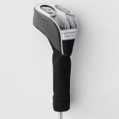 Personalisiertes Foto und Meldung Golf Headcover (angewinkelt)