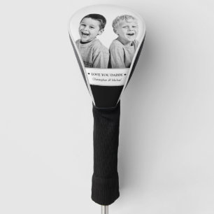Personalisiertes Foto und Meldung Golf Headcover