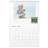 Personalisiertes Foto und monatliche Erläuterungen Kalender (Feb 2026)