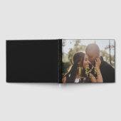 Personalisiertes Foto und Monogramm Hochzeit Gästebuch (Voll)