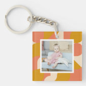 Personalisiertes Foto und Muster Schlüsselanhänger (Vorderseite)