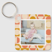 Personalisiertes Foto und Muster Schlüsselanhänger (Vorderseite)