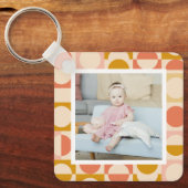 Personalisiertes Foto und Muster Schlüsselanhänger (Vorderseite)