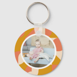 Personalisiertes Foto und Muster Schlüsselanhänger