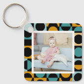 Personalisiertes Foto und Muster Schlüsselanhänger (Vorderseite)