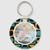 Personalisiertes Foto und Muster Schlüsselanhänger (Vorderseite)