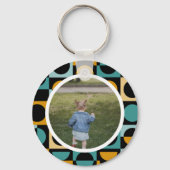 Personalisiertes Foto und Muster Schlüsselanhänger (Rückseite)