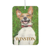 Personalisiertes Foto und Name Auto Autolufterfrischer (Vorderseite)