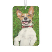 Personalisiertes Foto und Name Auto Autolufterfrischer (Rückseite)