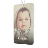 Personalisiertes Foto und Name Autolufterfrischer (Links)