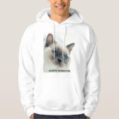 Personalisiertes Foto und Name Benutzerdefiniert M Hoodie (Vorderseite)