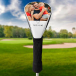 Personalisiertes Foto und Name Golfklubs Golf Headcover<br><div class="desc">Personalisieren Sie mit Ihrem besonderen Foto und Namen in klassischer Typografie,  um ein einzigartiges Golfgeschenk zu schaffen und für jeden Golfer zu behalten. Entwickelt von Thisisnotme©</div>