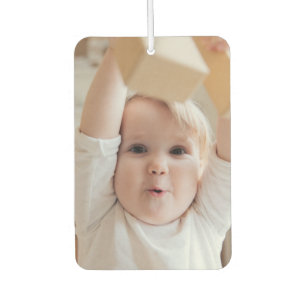 personalisiertes Foto und Name Happy Vatertag Autolufterfrischer