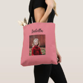 Personalisiertes Foto und Name Kind Tasche (Von Nahem)