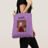 Personalisiertes Foto und Name Kind Tasche (Von Nahem)