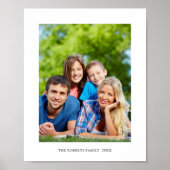 Personalisiertes Foto und Name Poster (Vorne)