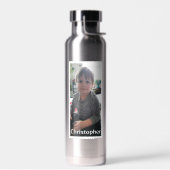 Personalisiertes Foto und Name Trinkflasche (Links)