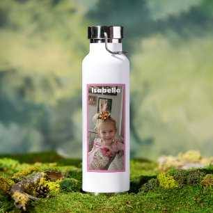 Personalisiertes Foto und Name Trinkflasche