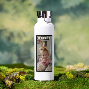 Personalisiertes Foto und Name Wasser Flasche