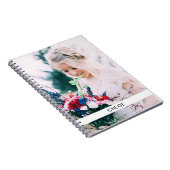 Personalisiertes Foto und Namensband Notizblock (Rechte Seite)